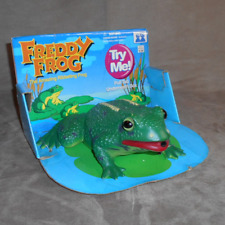 Gemmy Freddy Frog the Amazing Ribbeting Frog Motion Activated 1996 Works picture