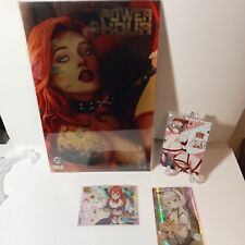 Power Hour #2 #'D / 20 METAL FOIL DUAL COVER POISON IVY + 3 GODDESS STORY CARDS picture