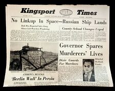 1965 March 19 Kingsport TN Times News Paper Russian Voskhod Cosmonaut Space picture
