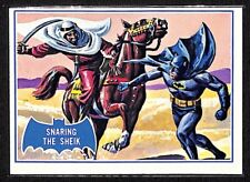 1966 Topps Batman B Series (Blue Bat Logo) Snaring the Sheik #8B NM/MT+ Sharp picture