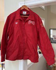 Vintage Anheuser Busch BUDWEISER Red Beer Delivery Man Jacket Coat Uniform LARGE picture