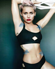 Miley Cyrus haltertop 8x10 Photo Reprint picture