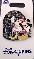 Disney Parks Mickey & Minnie Mouse Watching Fireworks Pin picture