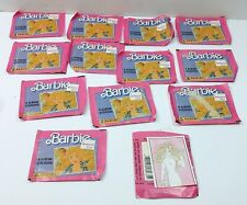 (13) Packs Barbie Vintage 1989 Panini Album Stickers 11 Packs Sealed picture