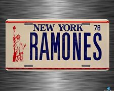 New York, the RAMONES   Metal License Plate picture