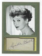 LUCILLE BALL - ACEO TRADING CARD WITH AUTOGRAPH REPRO - MINT CONDITION picture