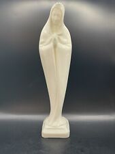 Beautiful 90s Florentine Porcelain MADONNA Figure/Statue Signed picture