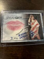 Collector Expo Skylar Grey Autograph Kiss Card  25/25 picture