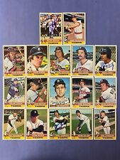 1976 Topps Detroit Tigers SIGNED cards—EXMT—Willie Horton—LOT of 17 picture