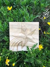 Wooden Hand Carved Decorative Shooting Star Plaque  picture