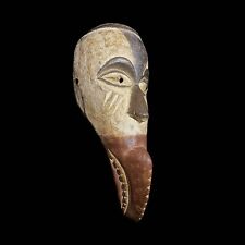 African Mask Hand-carved Wooden African Tribal Mask Originating From Igbo-7636 picture