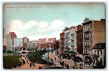 c1905 Crowd Scene Mulberry Bend Park New York NY Unposted Antique Postcard picture