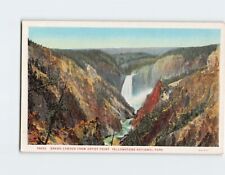 Postcard Grand Canyon from Artist Point Yellowstone National Park USA picture