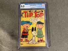 CGC 5.5 Off White To White Tip Top Comics #185 1954 Charles Schulz Peanuts Cover picture