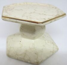 Vintage PartyLite P0133 Pillar Candle Holder, Marble Pattern. picture