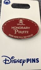Disney Parks Pirates Of The Caribbean Honorary Pirate Pin picture