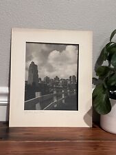 c1940s View Of San Francisco California CA Matted Photo 11x13” Vintage Vtg picture