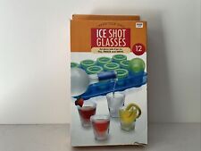 Ice Shot Glasses Mold Tray Makes 12 Small Glasses For Party BBQ Cocktails Cheers picture