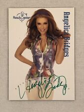 2003 Bench Warmer Angelica Bridges Green Ink Autograph Card 18 of 20 Benchwarmer picture