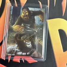 2023 Star Wars Global Art Series Chewbacca Gold Limited /100 #SW01-007 picture