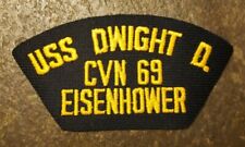 USS Dwight D. Eisenhower CVN-69 US Navy 5.75” by 3” Patch picture