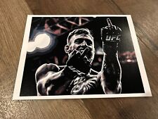CONOR MCGREGOR Art Print 11x14 Poster Boxing Middle Finger UFC Martial Arts picture
