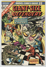 Giant Size Defenders 3 Marvel 1975 FN 1st Korvac Dr Strange Hulk Daredevil picture
