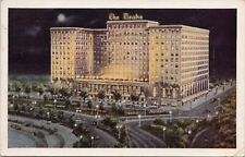 Lithograph ** Chicago Illinois The Drake Hotel at Night Advertising 1941 picture