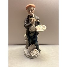 Vintage FBIA Figurine Artist Statue Painter Sculpture with Palette and Brush picture