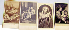Four Vintage CDV Filler Cards 1800s Virgin Madonna Religious Art picture