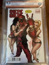 Siege #3 Campbell Deadpool Variant Signed X2 picture