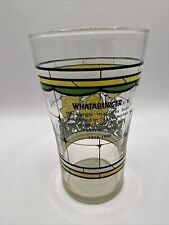 1 Vintage 1986 Whataburger Texas 150th Birthday Yellow Rose Drinking Glass picture