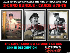 2022 Topps Elvis Presley The King of Rock and Roll Bundle - Cards #73-75 PRESALE picture