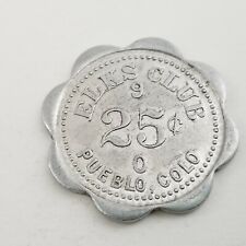 BPOE Elks Club Fraternal Coin Pueblo Colorado Lodge Member 25 Cent Token picture