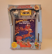 Inchworm Press 1998 Christmas Town Sing-Along Fun Pack Rudolph Storybook Figures picture