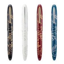 Hongdian N23 Metal Fountain Pen Rabbit Gift Pen, EF / Blade Nib with Converter picture