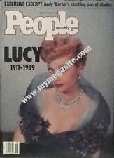 LUCILLE BALL  -  PEOPLE WEEKLY MAGAZINE -  MAY 1989 picture