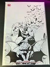 DCeased #1 Sajad Shah Planet Awesome Batman B&W Sketch Variant DC 2019 9.6 picture