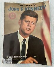 Unique Find Vintage 1964 Story of John F Kennedy JFK Book by Earl Schenk Miers picture