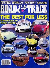 THE BEST FOR LESS - ROAD & TRACK MAGAZINE, OCTOBER 1984 VOLUME 36, #2 VINTAGE  picture