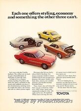 1972 Toyota Celica Corolla Corona Original Advertisement Print Art Car Ad J678 picture