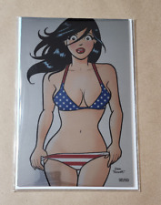Betty &Veronica Friends Forever Beach Party #1 Stars & Stripes Foil ltd 30 15/30 picture