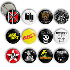 Classic Punk Rock PIN/BUTTON SET - Dead Kennedys, Minor Threat, Operation Ivy picture
