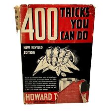 VTG MAGIC BOOK 400 TRICKS YOU CAN DO 1948 HENRY THURSTON BLUE RIBBON BOOKS picture