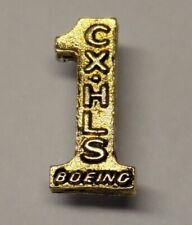 Vintage Boeing 1960s CX-HLS One Year Lapel Pin / Hat Pin / Collectible picture