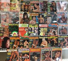 WWF/WWE Pro Wrestling Magazine Lot of 33 picture