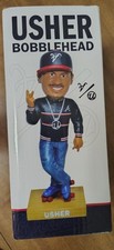 Atlanta Braves Usher Bobblehead Unopened with Display Dome picture