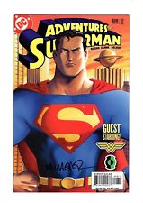 ADVENTURES OF SUPERMAN #628 SIGNED MATT WAGNER NM DC COMICS WONDER WOMAN COA picture