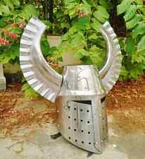 Teutonic Knight Winged Helmet - Great Helm - Heaume - Pot Helm - Bucket Helm - picture