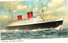 Cunard RMS Queen Elizabeth Postcard picture